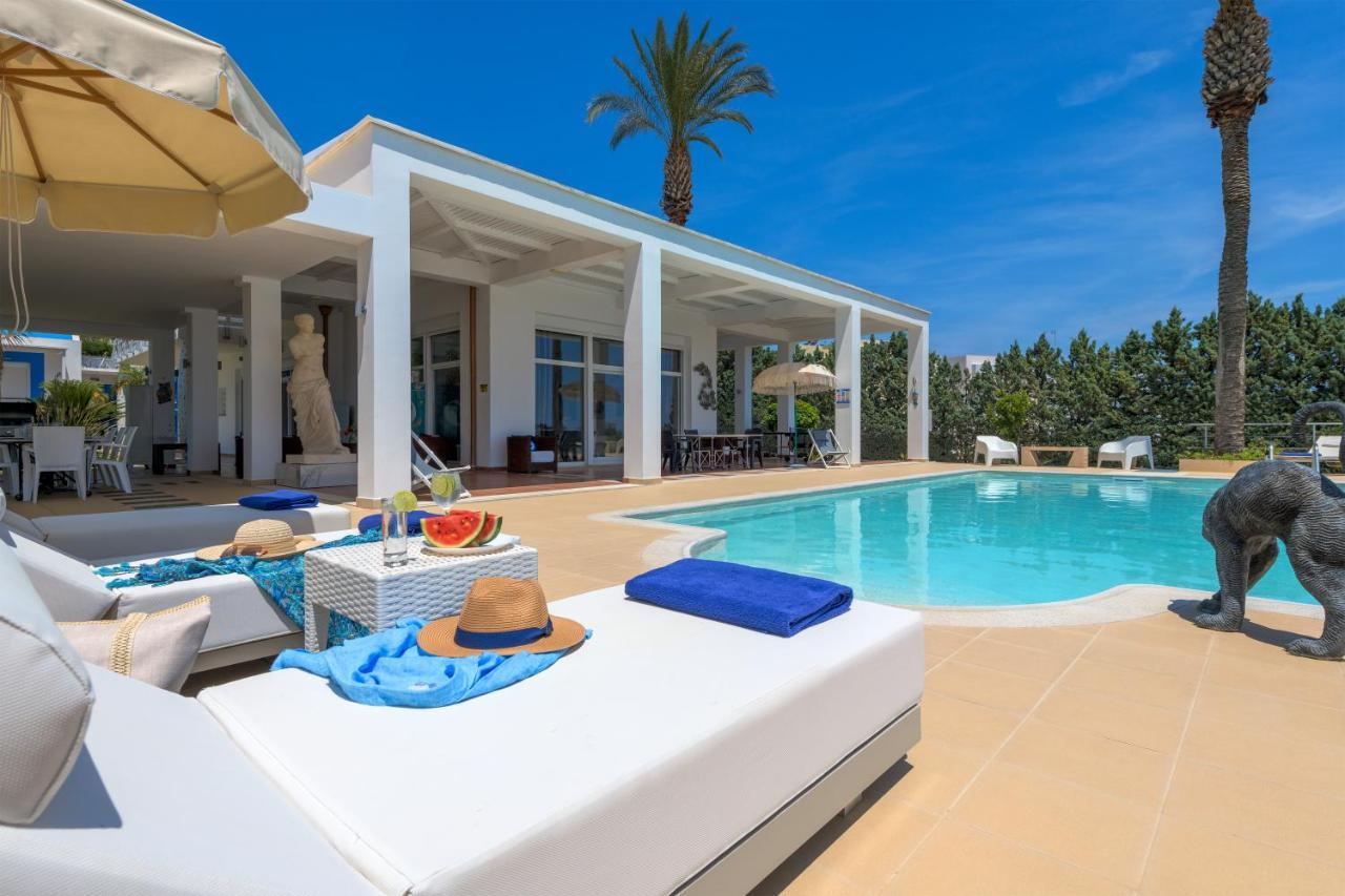 Grande Dame Villa Of Rhodes Asgourou Bagian luar foto