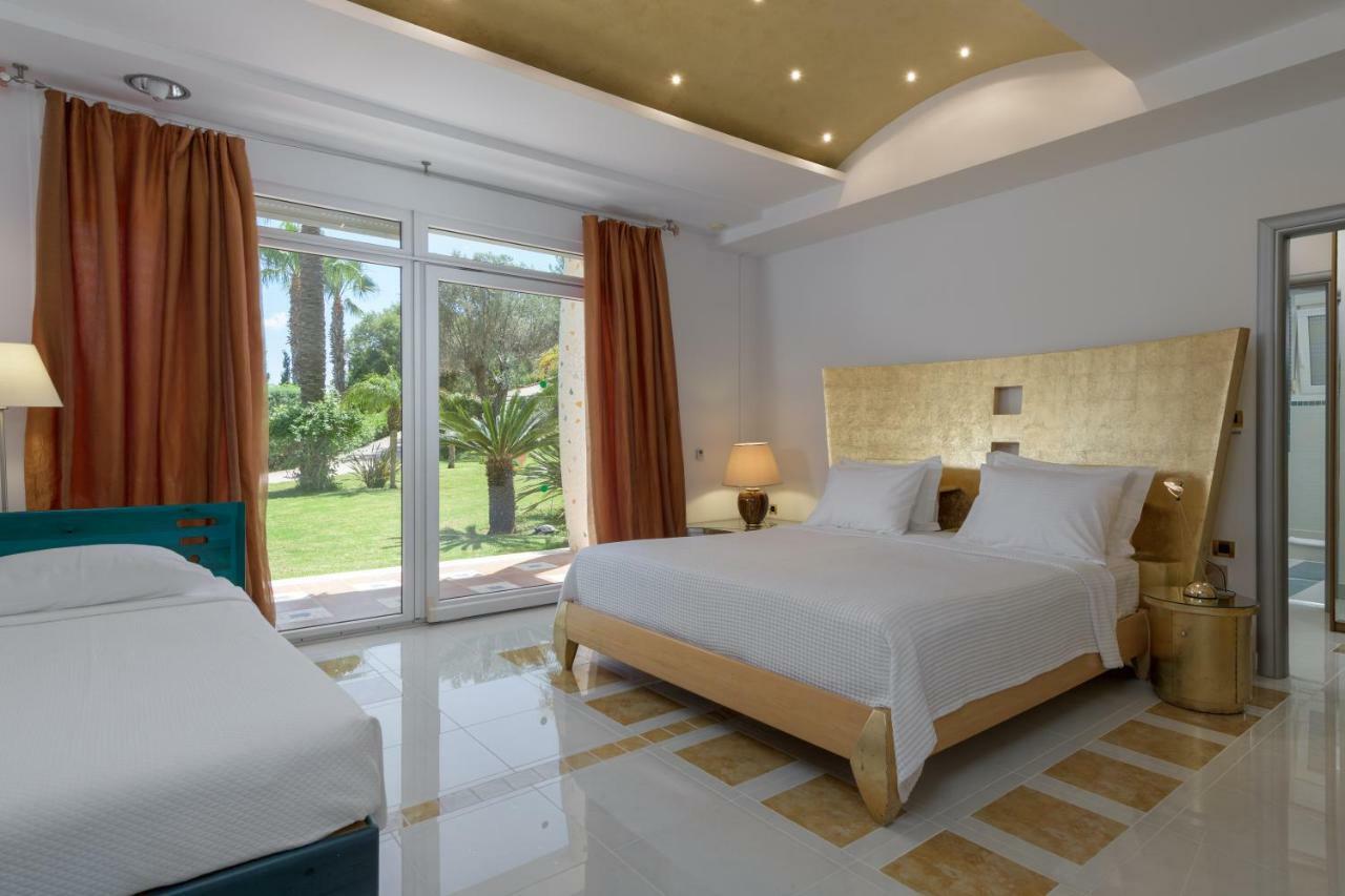 Grande Dame Villa Of Rhodes Asgourou Bagian luar foto