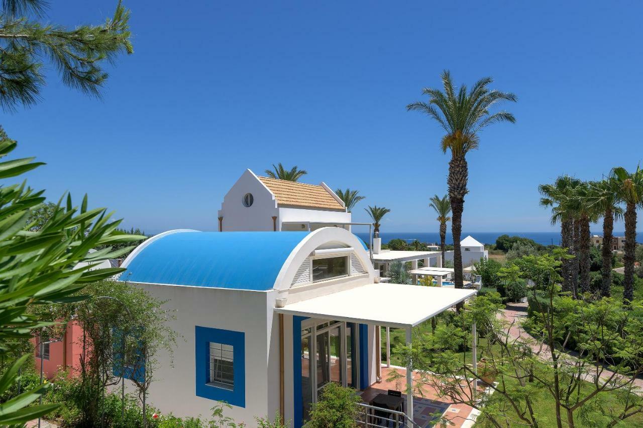 Grande Dame Villa Of Rhodes Asgourou Bagian luar foto