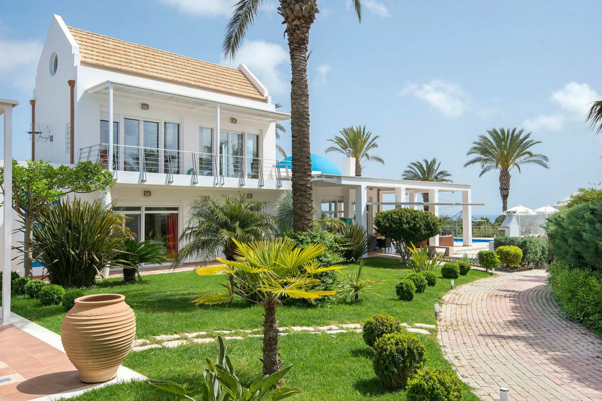 Grande Dame Villa Of Rhodes Asgourou Bagian luar foto