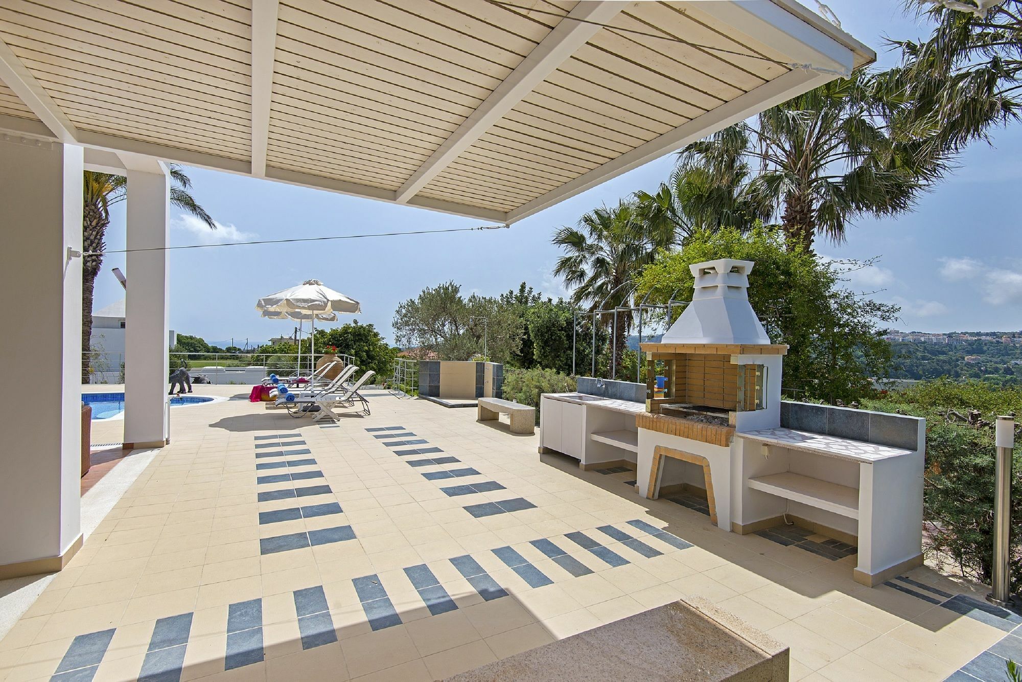 Grande Dame Villa Of Rhodes Asgourou Bagian luar foto