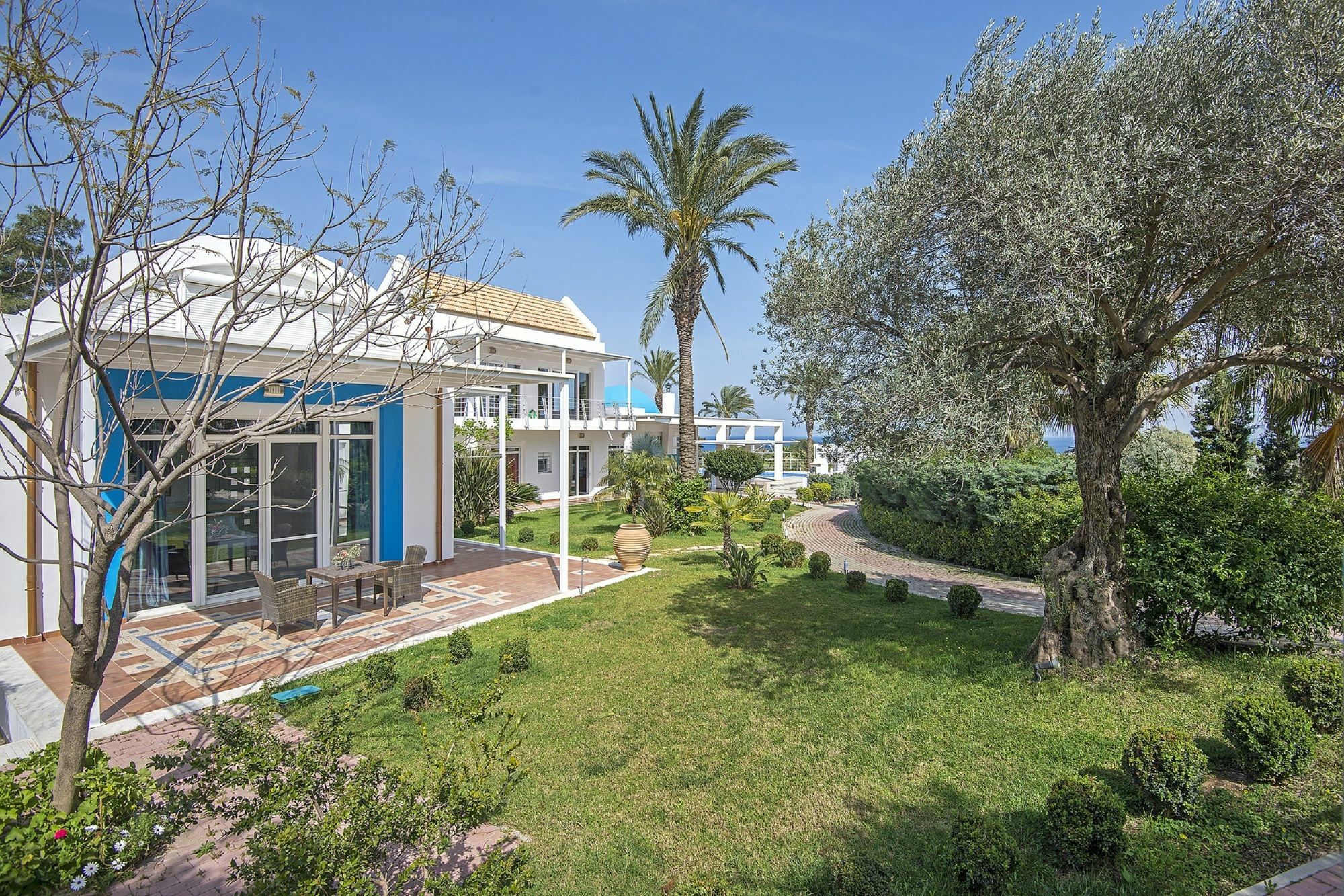 Grande Dame Villa Of Rhodes Asgourou Bagian luar foto