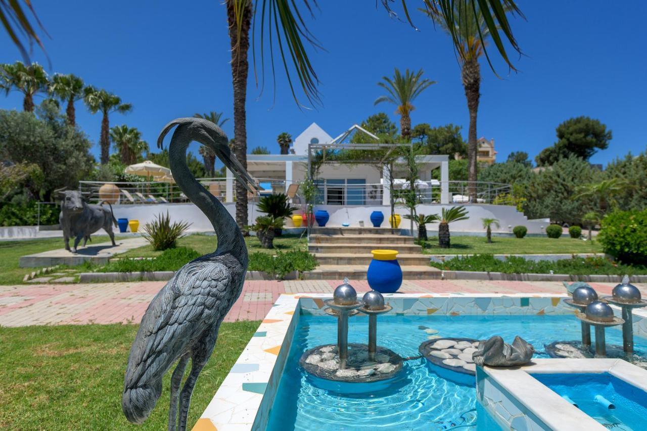 Grande Dame Villa Of Rhodes Asgourou Bagian luar foto
